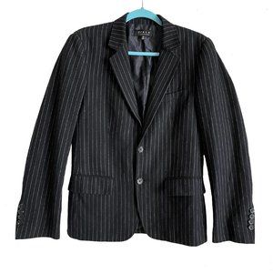 Men's business jacket. Size S/P. Black with dark-gray stripes
